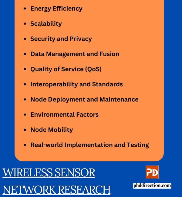 Wireless Sensor Network Research Topics