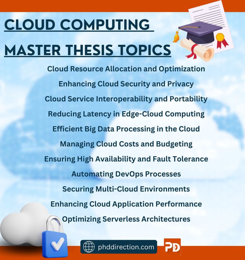 Cloud Computing Master Thesis Proposal Topics