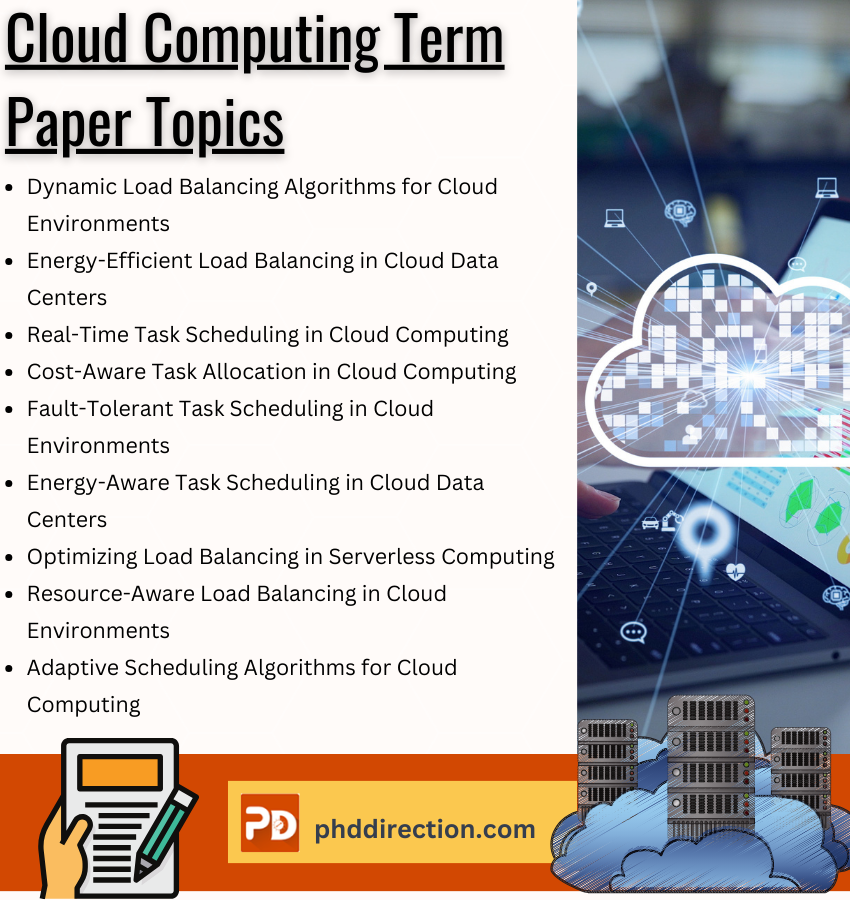 Cloud Computing Term Paper Ideas