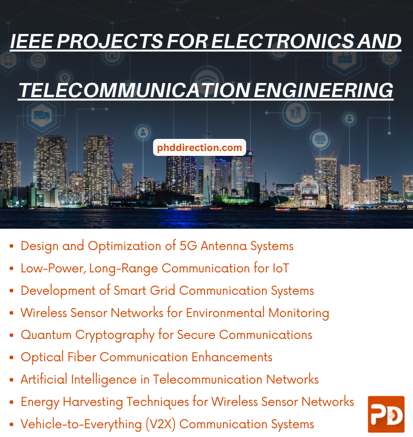 IEEE Proposal Ideas for Electronics and Telecommunication Engineering