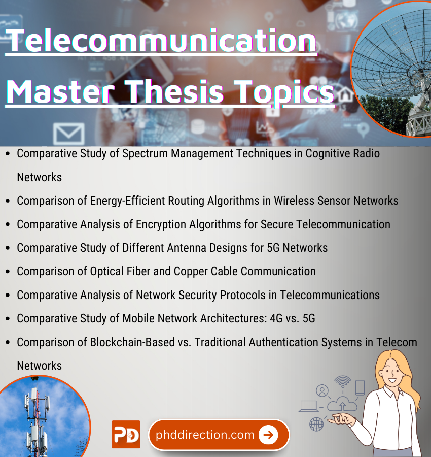 Telecommunication Master Thesis Proposal Projects