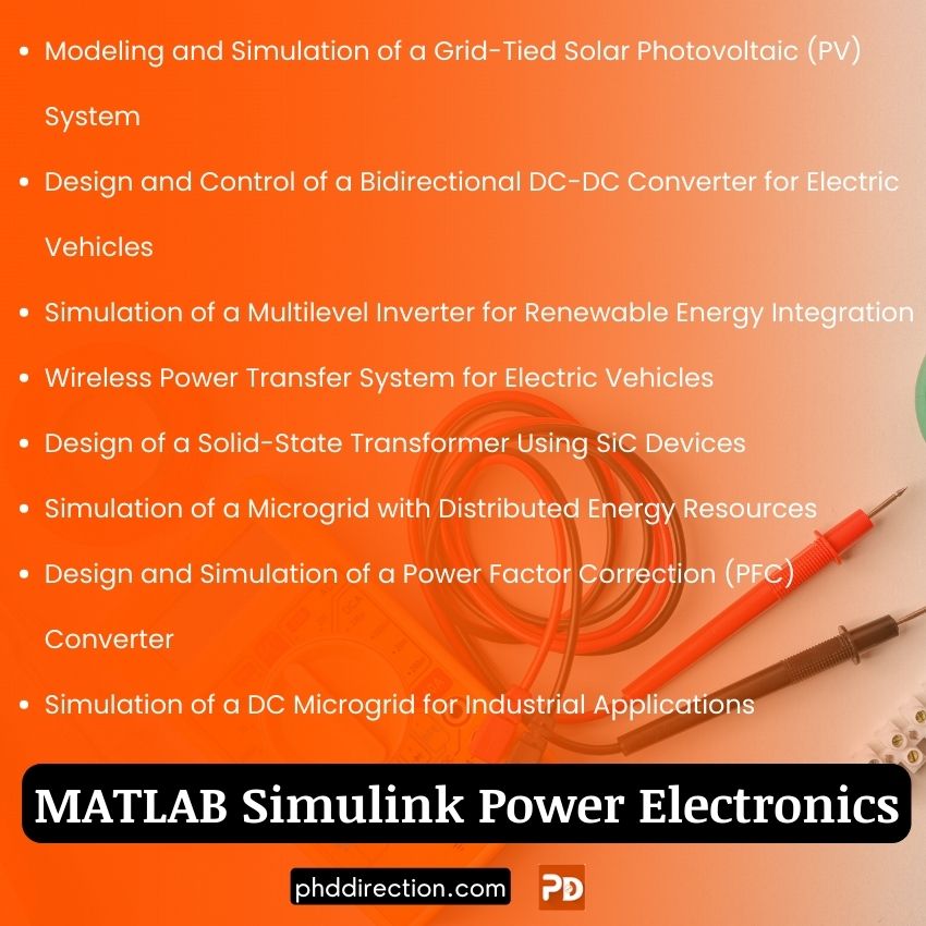 MATLAB Simulink Power Electronics Research Ideas