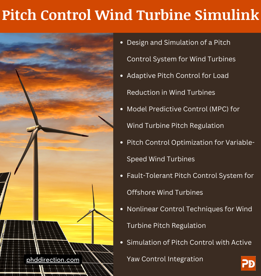 Pitch Control Wind Turbine Simulink Thesis Ideas