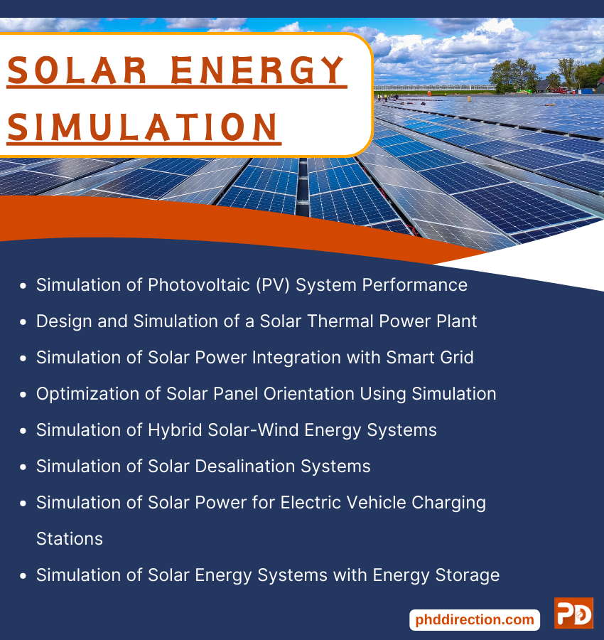 Solar Energy Simulation Thesis Topics